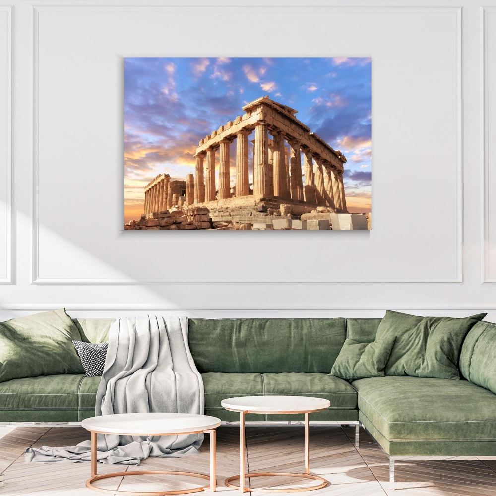 

Картина на холсте Архитектура Parfenon Greece 90х120 см.
