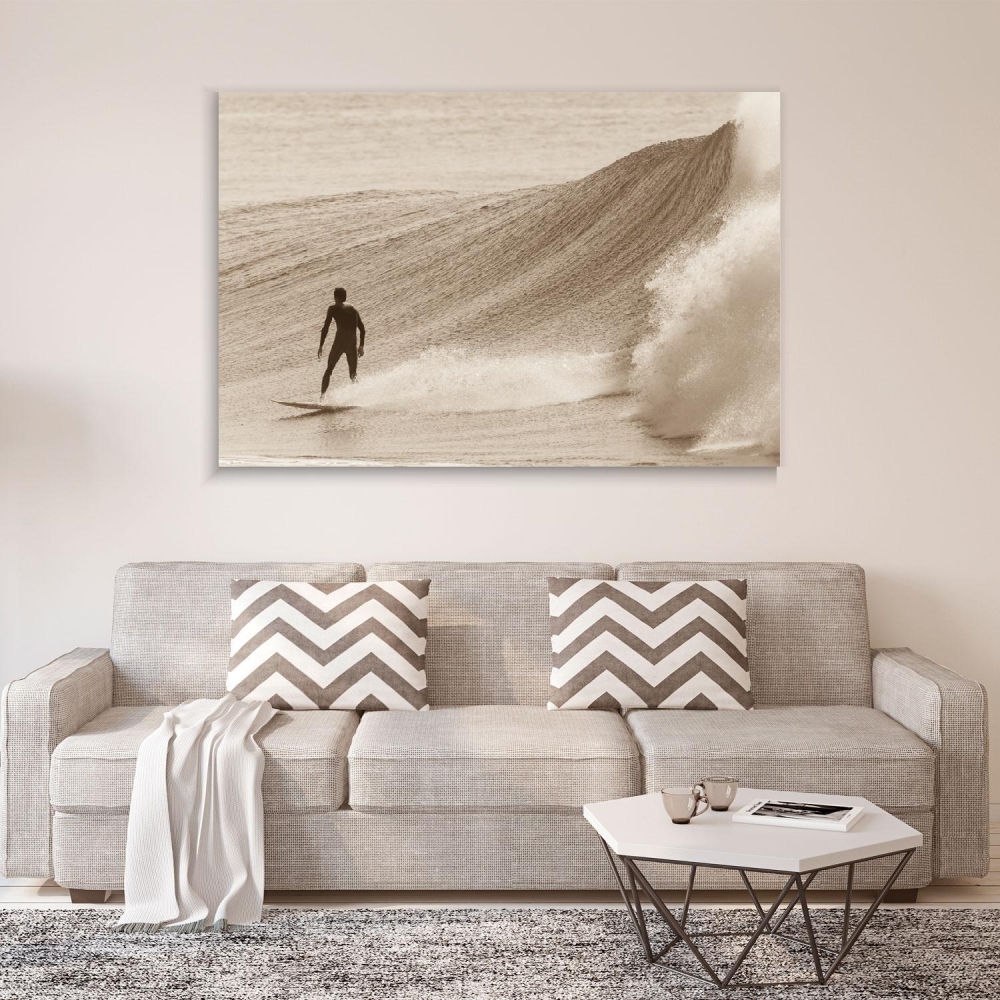 

Картина на холсте Винтаж Surfer On The Ocean Wave In Vintage Style 75х100 см.
