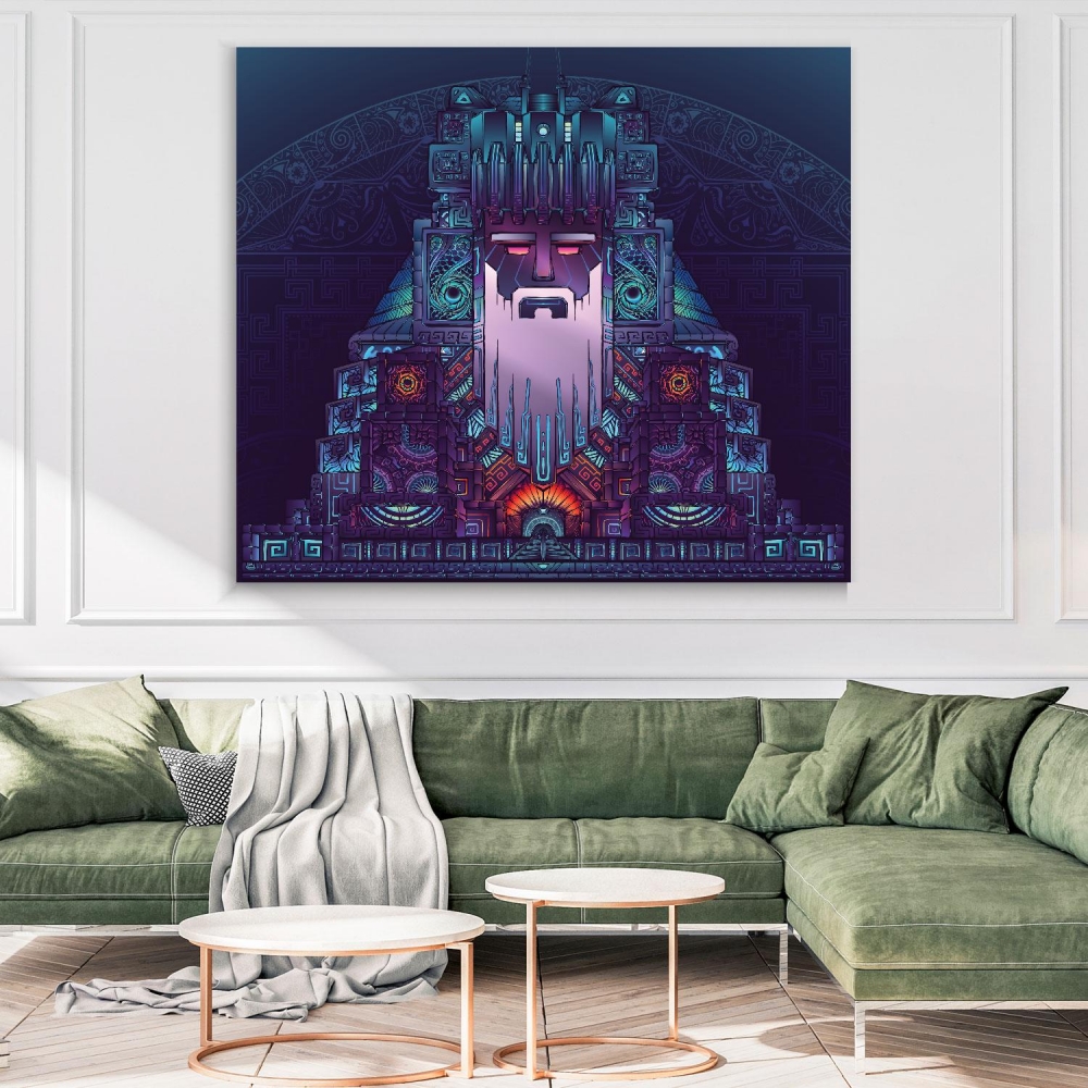 

Картина на холсте Psy Art Mystery Colossus 70х70 см.