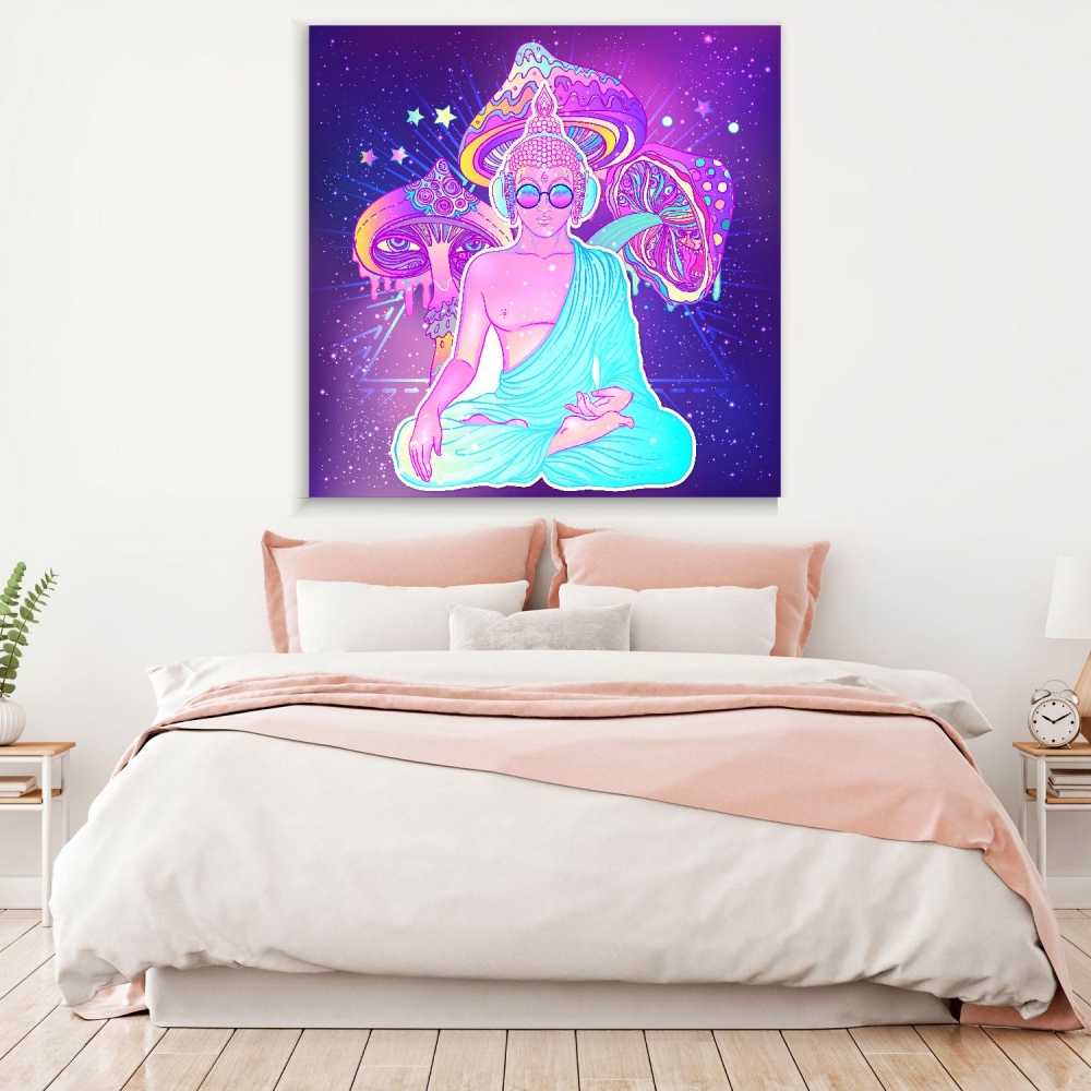 

Картина на холсте Psy Art Peace And Love 75х100 см.