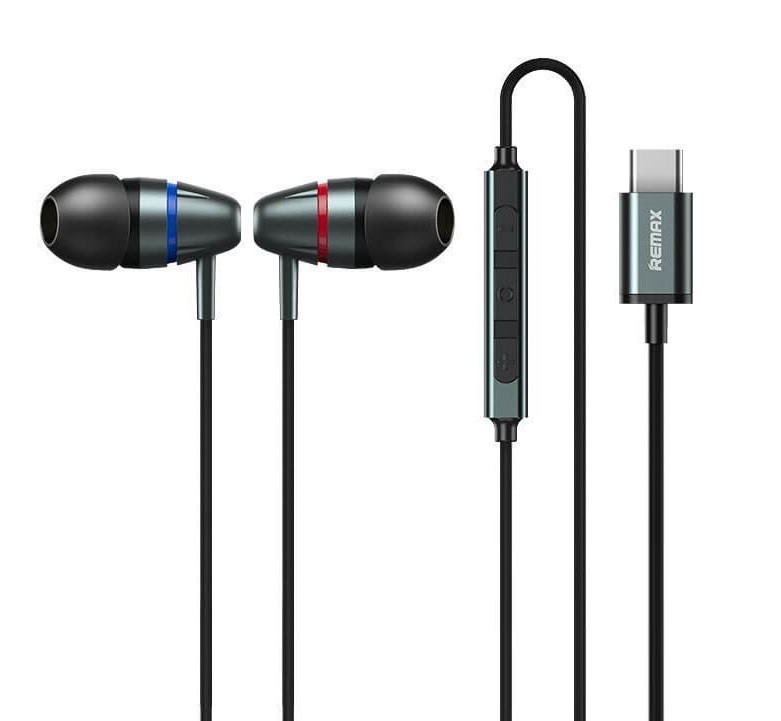 

Наушники Remax Metal Wired Earphone for Music & Call RM-660a