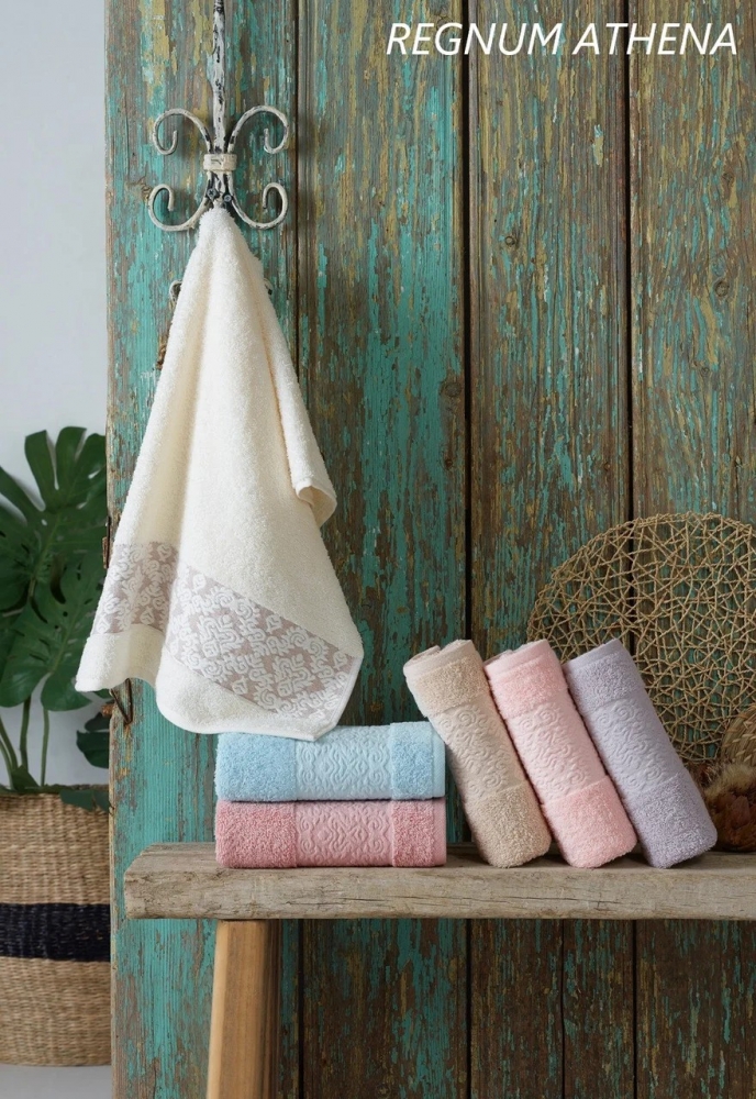 

Набор полотенец для лица Cestepe Cotton Regnum 50*90 см махровые банные 6шт арт.Athena