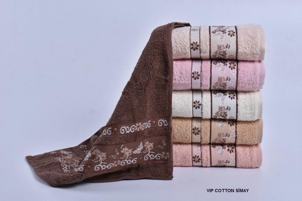 

Набор полотенец для тела Cestepe Vip Cotton 70*140 см махровые банные 6шт арт.Simay
