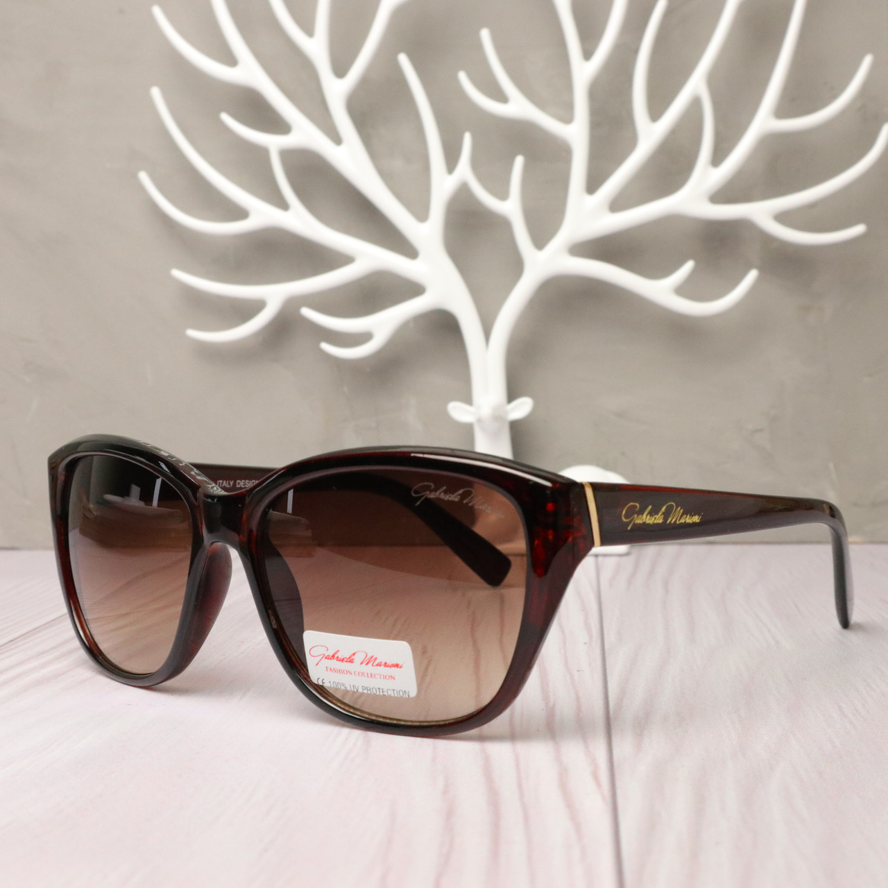 

Очки солнцезащитные женские черные, Очки солнцезащитные женские вайфаер Коричневый, Коричневый