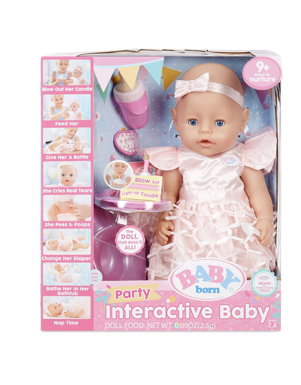 

Інтерактивная кукла Baby Born Беби Борн с голубыми глазами Interactive Baby Doll
