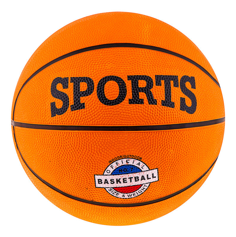 

Мяч баскетбольный Spalding 7 резиновый оранжевый Sport
