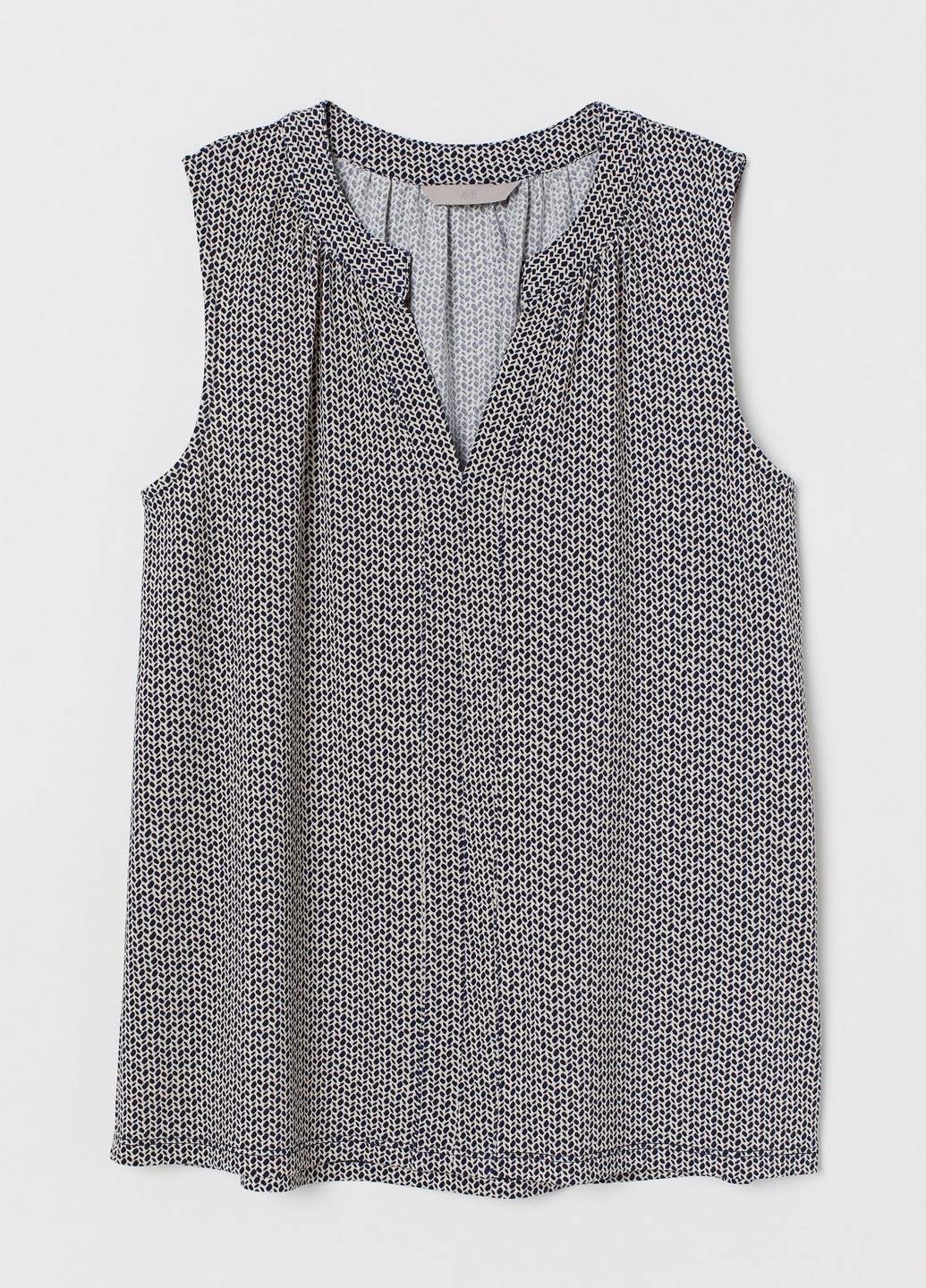 

Блузка H&M  Белый 0632307_мелк.рис_01, Блузка H&M S Белый 0632307_мелк.рис_01