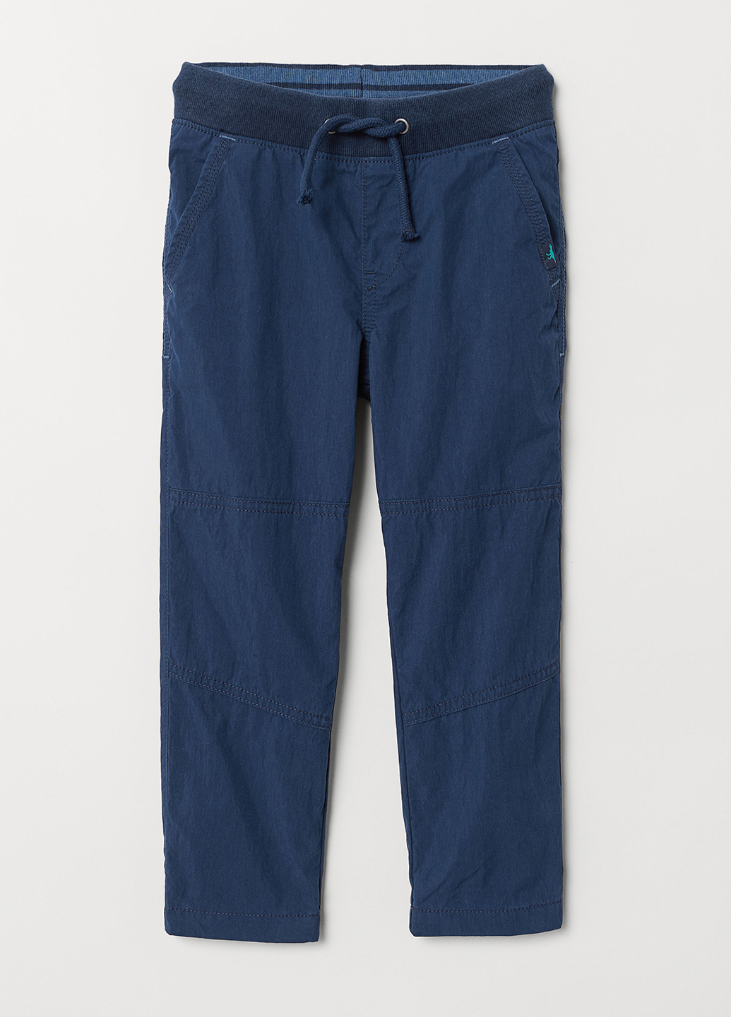 

Брюки H&M 104 Темно-синий 0665769_шнур.рез.