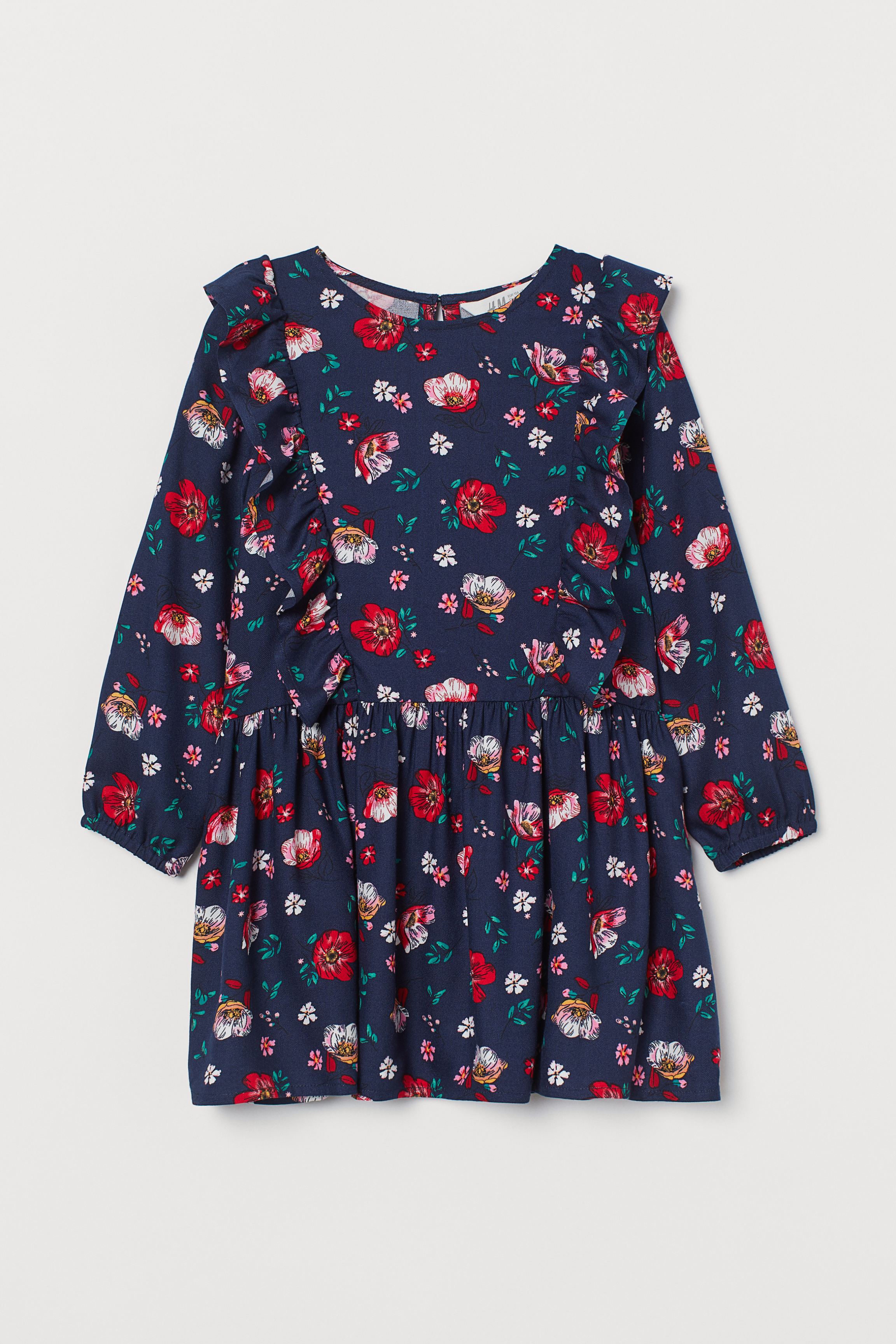 

Платье H&M 110 Темно-синий 0886628_т.син.цветки