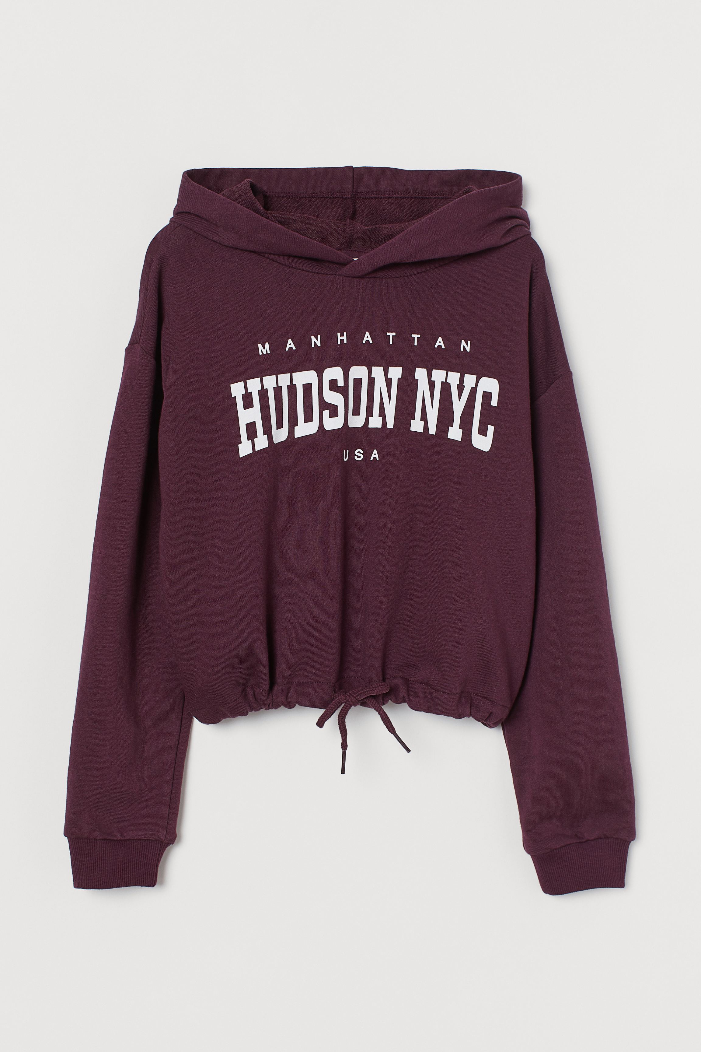 

Худи H&M 146/152 Темно-фиолетовый 0865981_тем.фиолет.бел.надпись