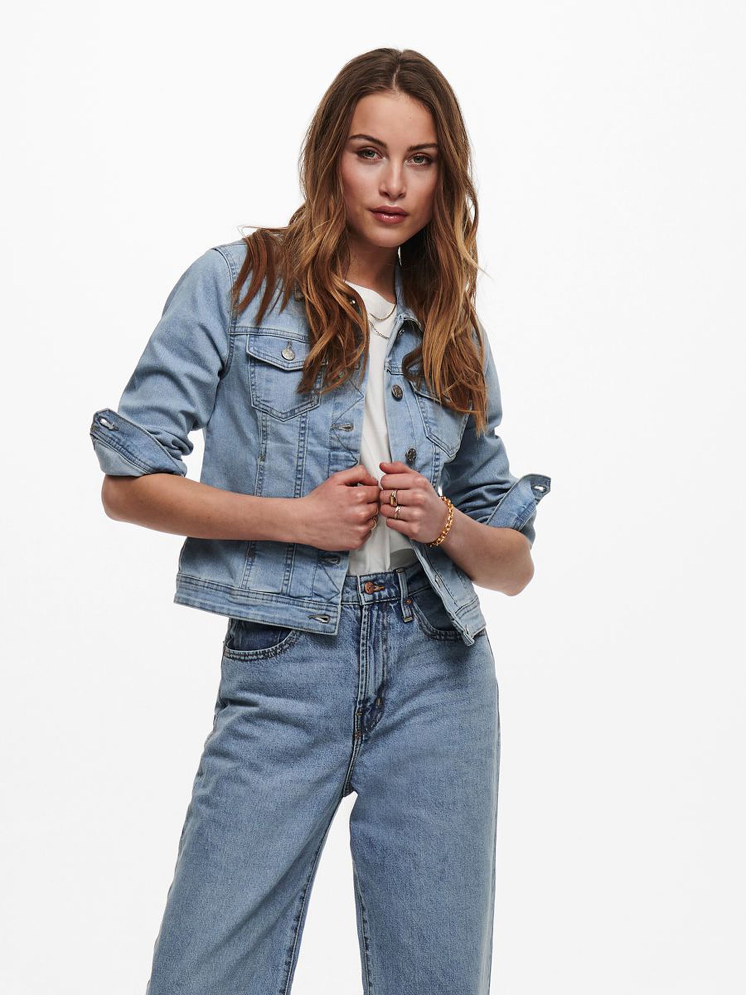 

КУРТКА джинсовая ONLY 15222007 Light Blue Denim L Голубой
