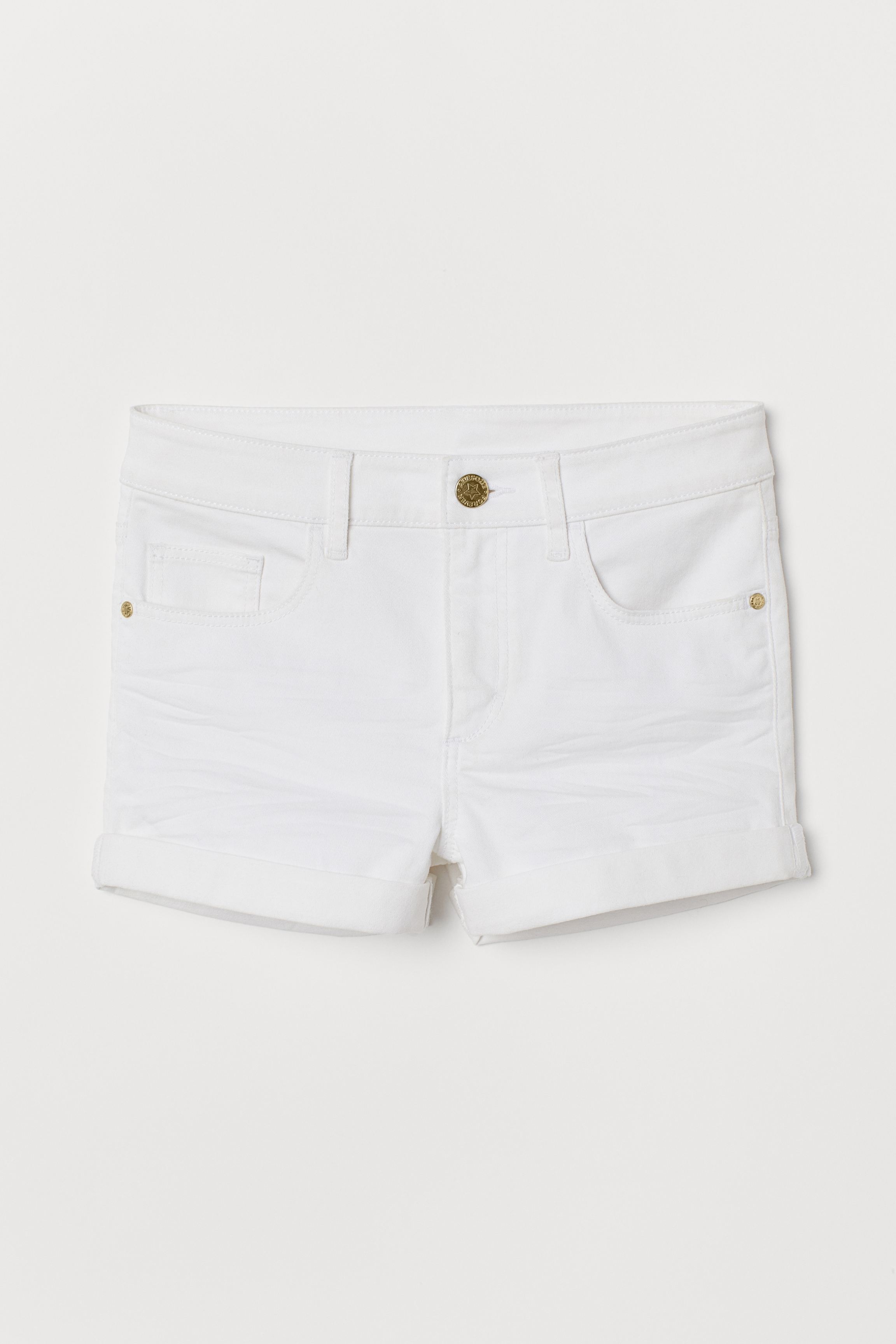 

Шорты джинсовые H&M 140 Белый 0693575_бел