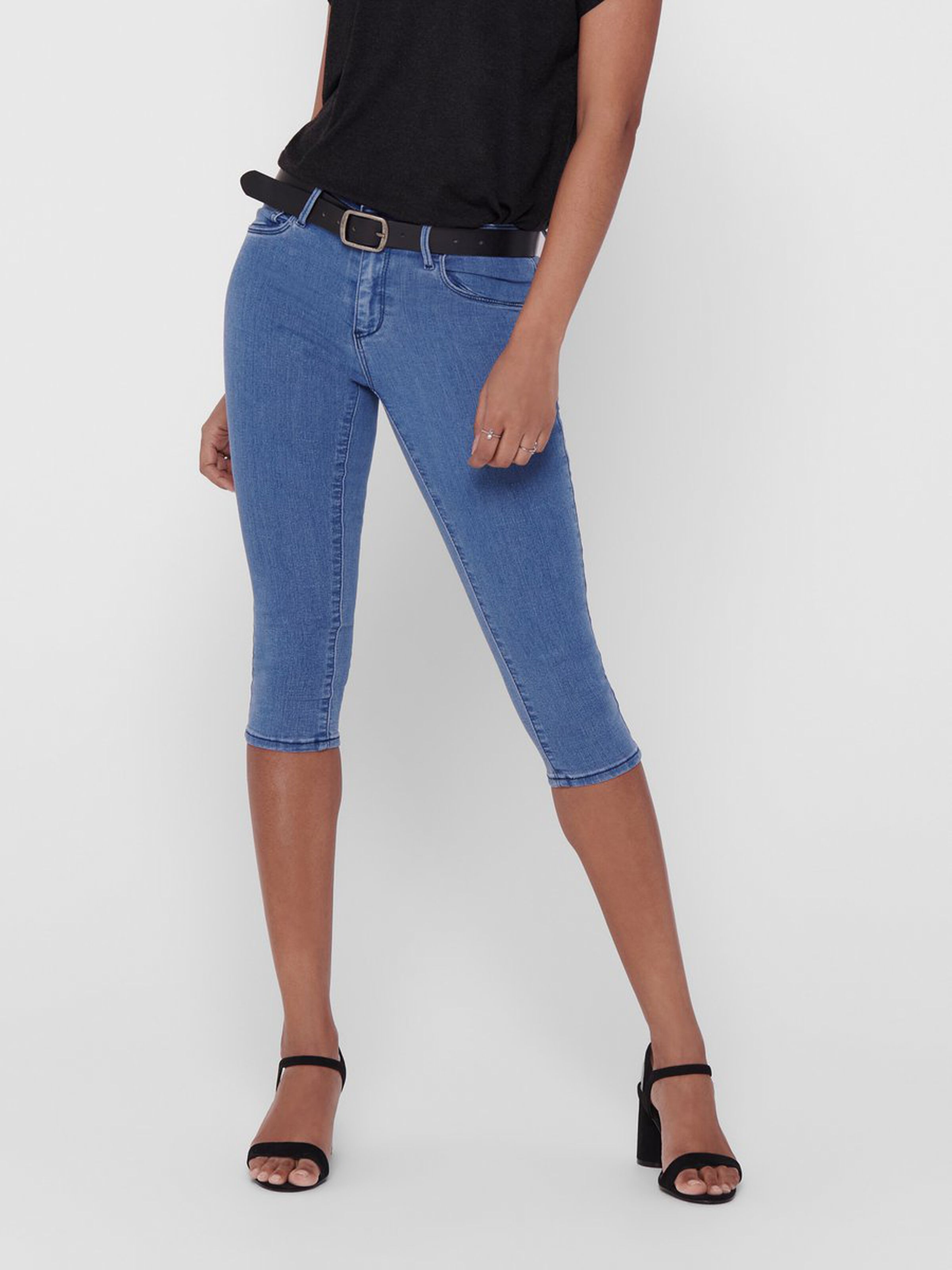 

Капри ONLY RAIN KNICKERS 15132505 Medium Blue Denim XL Синий