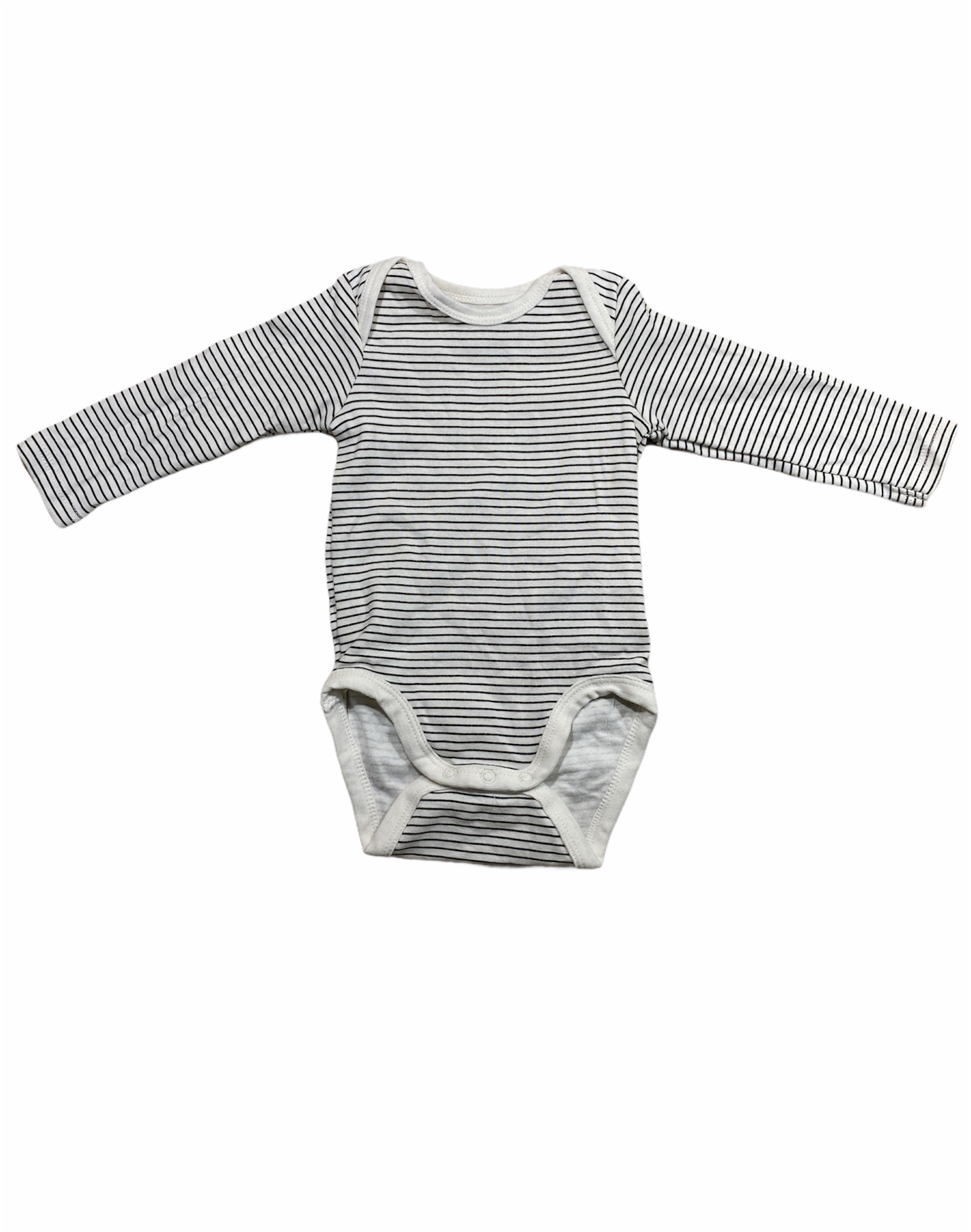 

Боди H&M 62 Белый 0880118_ч.полоски