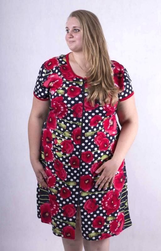 

Халат Tina TN-1581 XXL красный