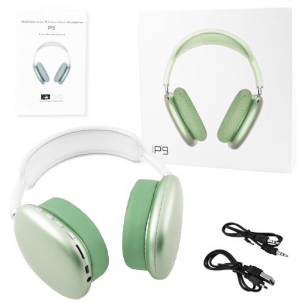 

Беспроводные наушники Veron Bluetooth P9 — Green (Зеленый)