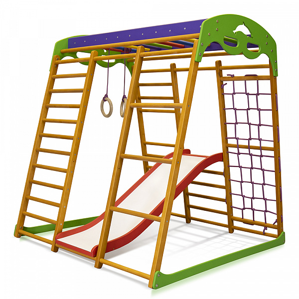 

Детский спортивный игровой комплекс Baby Sport SB Карамелька Бук 132х124х130 см (Plus 1)