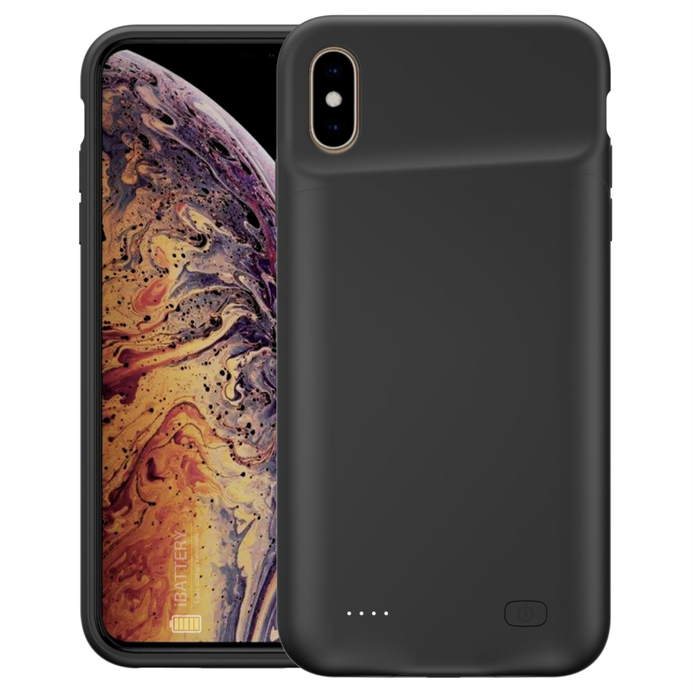 

Чехол зарядка iBattery для iPhone XS Max 6000 mAh black