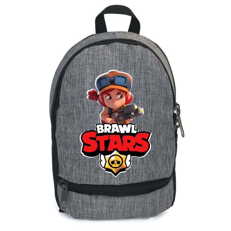 

Рюкзак Бравл Старс Джесси Cappuccino Toys (BS -034) серый