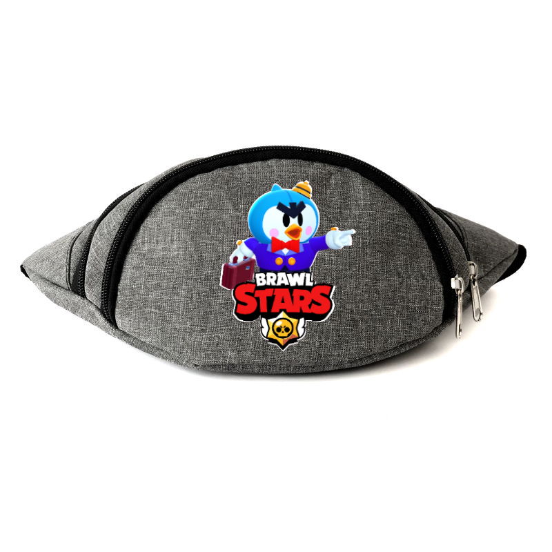 

Сумка Бананка на пояс Бравл Старс Мистер П (BS- MP) Cappuccino Toys серая