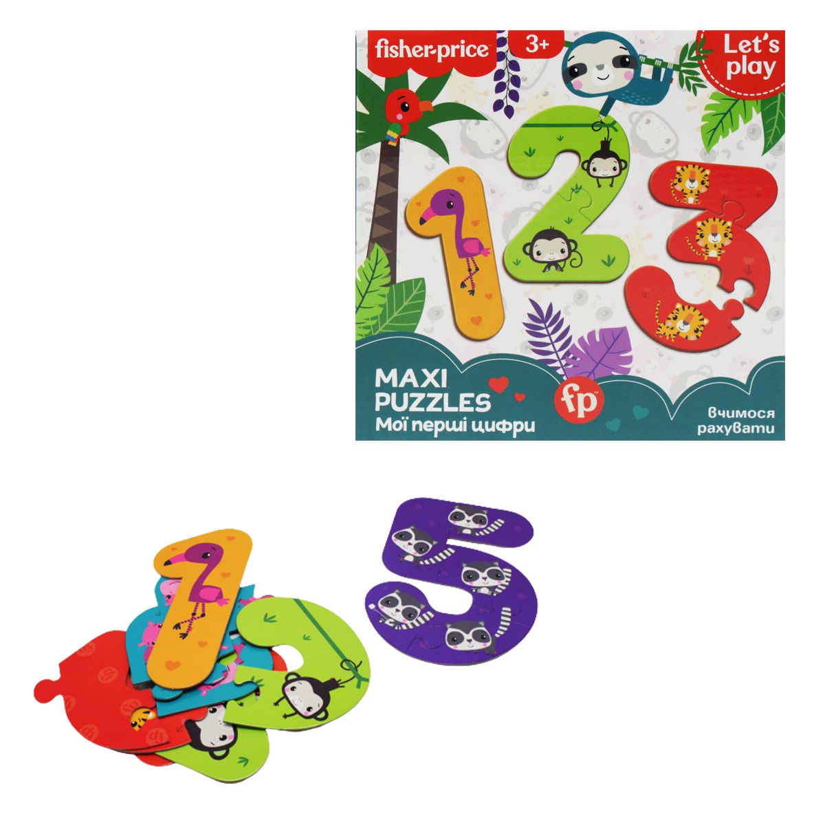 

Беби пазлы Цифры укр Vladi Toys (VT1711-07) (167927)