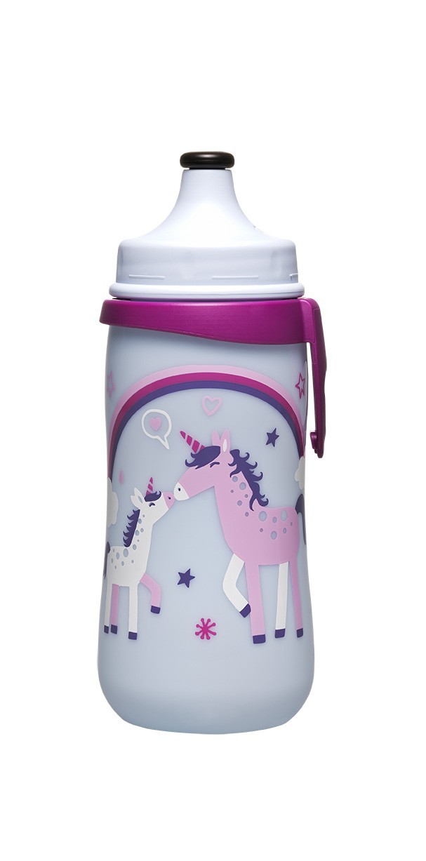 

"Kids Cup" з висувною кришечкою 330 мл. (дівчинка), (від 18 місяців),"PET-Box"