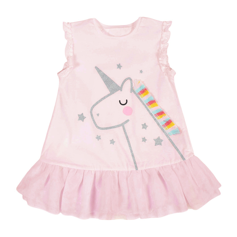 

Сарафан для девочки Star unicorn Berni Kids (130) Розовый (59091)