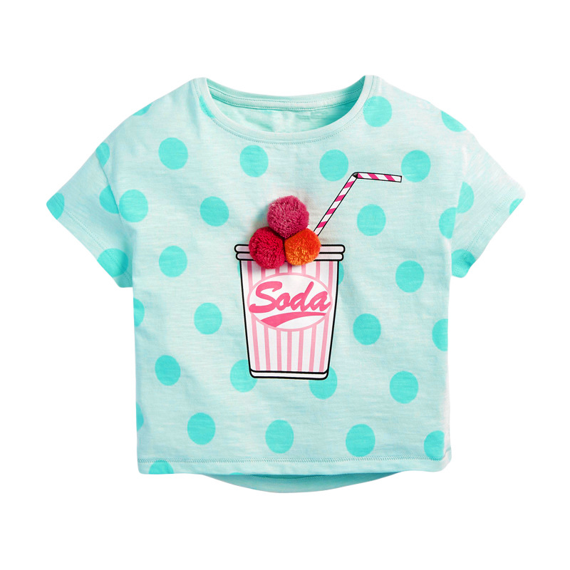 

Футболка для девочки Soda Berni Kids (100) Бирюзовый