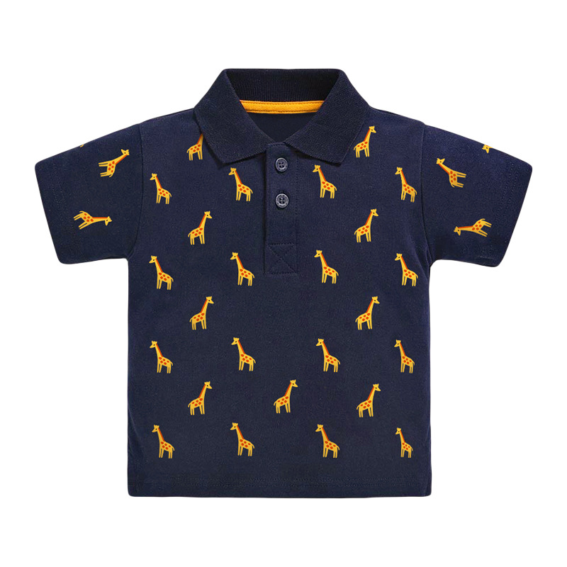 

Футболка детская Giraffe Berni Kids (120) Синий