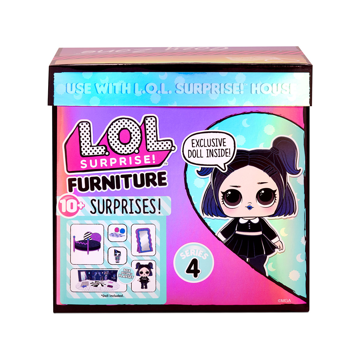 

Игровой набор с куклой L.O.L. SURPRISE! серии "Furniture" - СПАЛЬНЯ ЛЕДИ-СУМЕРКИ 572640