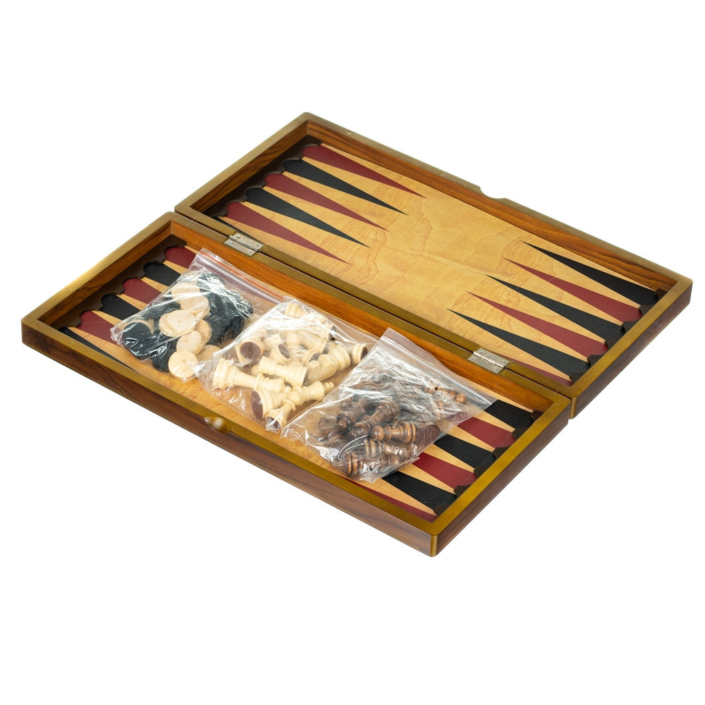 

Игровой набор 3 в 1 (шахматы, шашки, нарды)