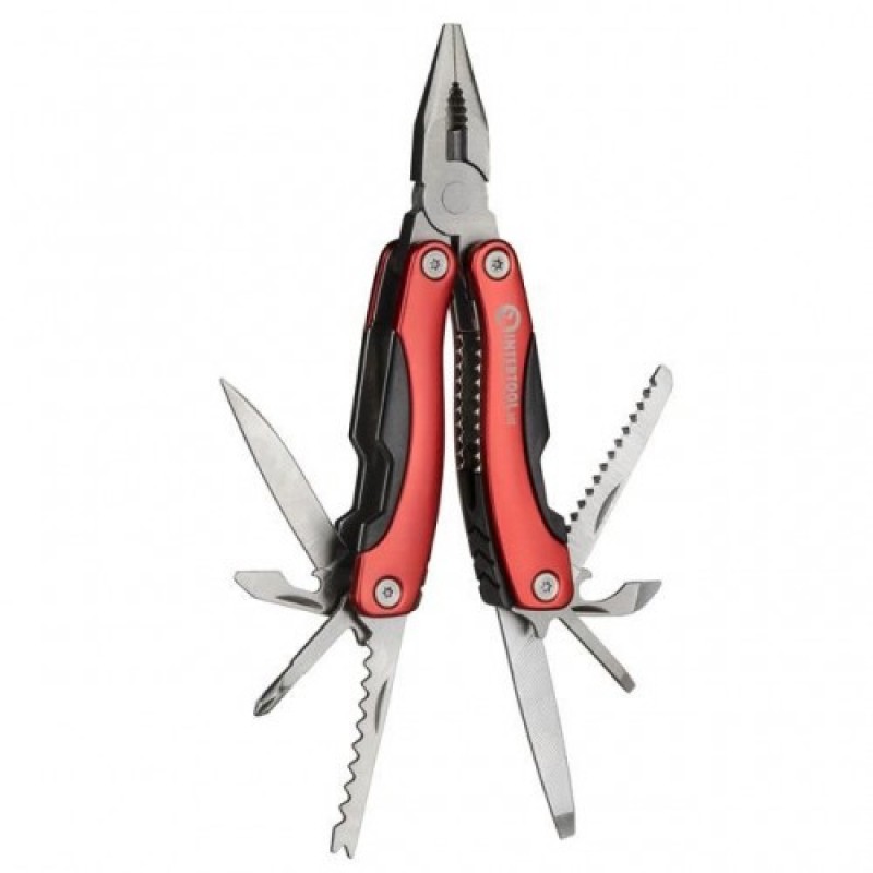 

Мультитул 160 мм, 12 в 1 с чехлом. INTERTOOL HT-0541