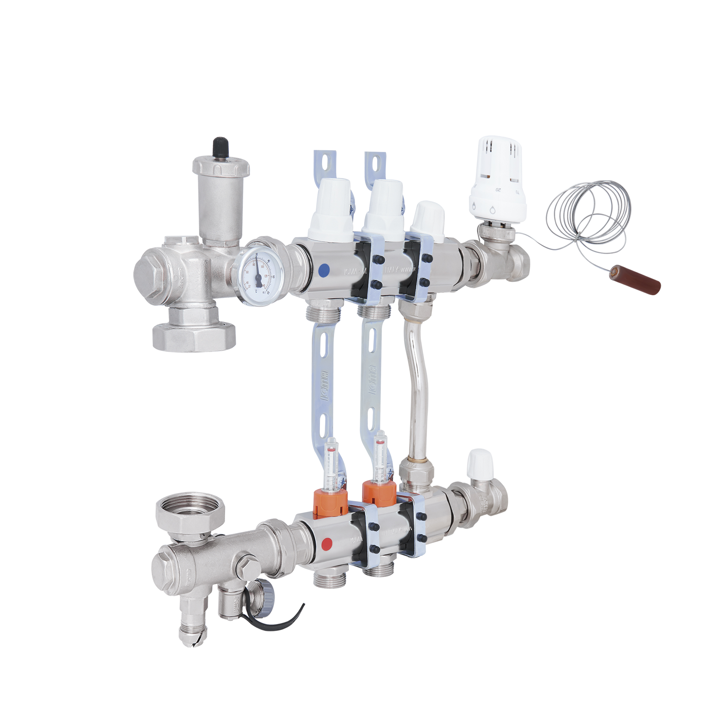 

Коллекторная группа Icma 3/4" 2 выхода, с расходомером №A2K013 SD00021925