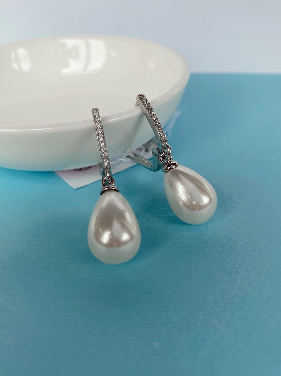 

Серебряные серьги Adali шарлиз с жемчугом 6,26 гр