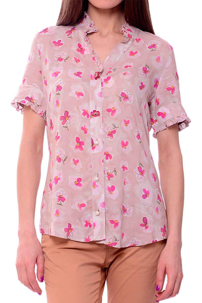 

Рубашка Blugirl  Розовый (BFA0216 6328 1187, Рубашка Blugirl 42 Розовый (BFA0216 6328 1187-42)