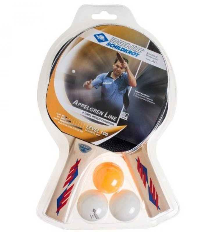 

Набор для настольного тенниса Donic Appelgren 100 2 Player Set 788610