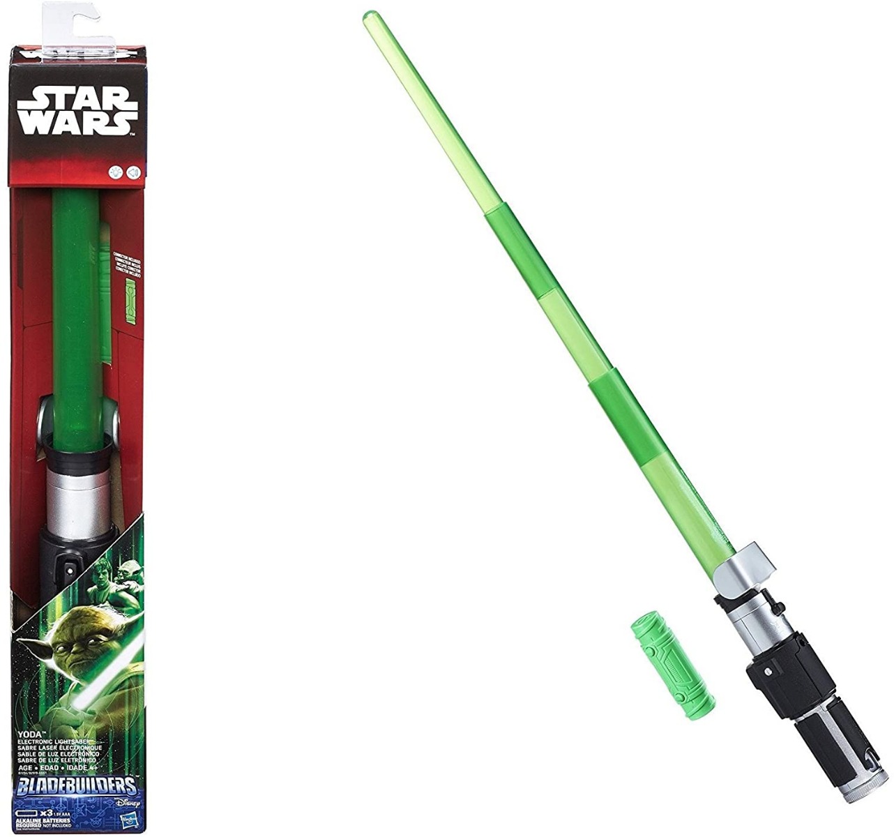 

Световой меч мастера Йоды Hasbro - Yoda Electronic Bladebuilders Lightsaber B7254
