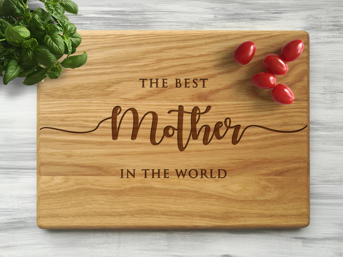 

Кухонная доска "Mother" 25х40 см, дуб, WOODPRESENT