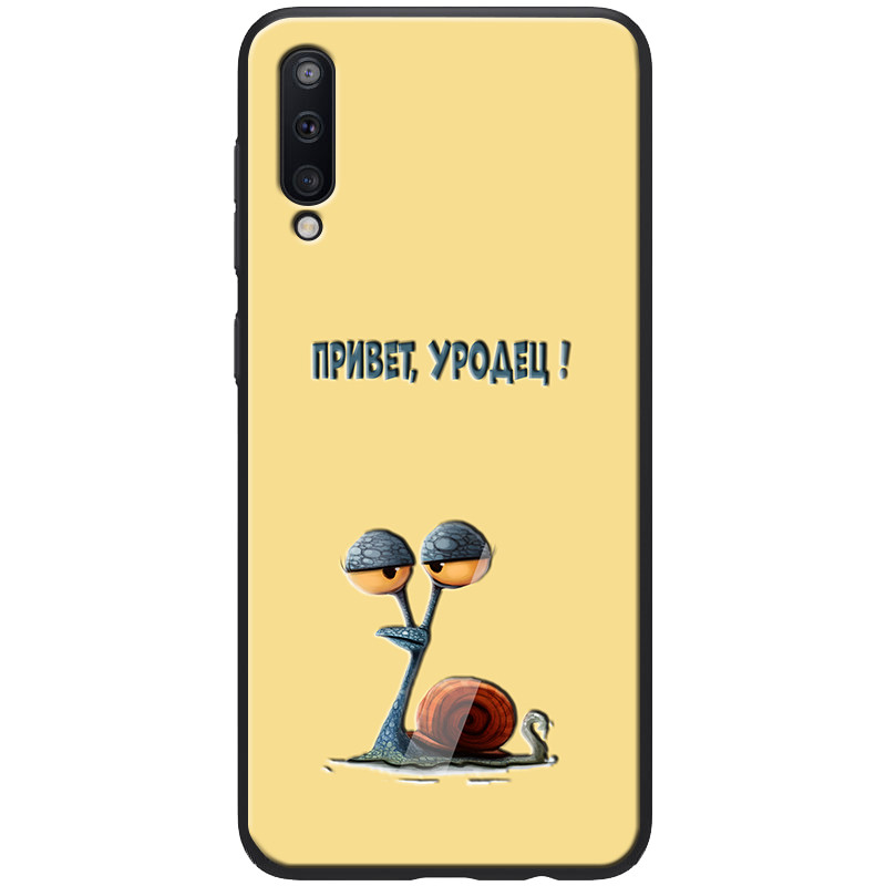 

TPU+PC чехол Epik ForFun для Samsung Galaxy A70 Привет уродец