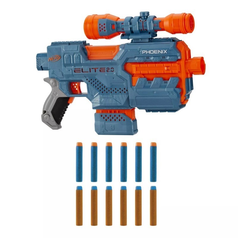 

Бластер NERF ELITE 2.0 Phoenix CS 6 (Феникс) Синий