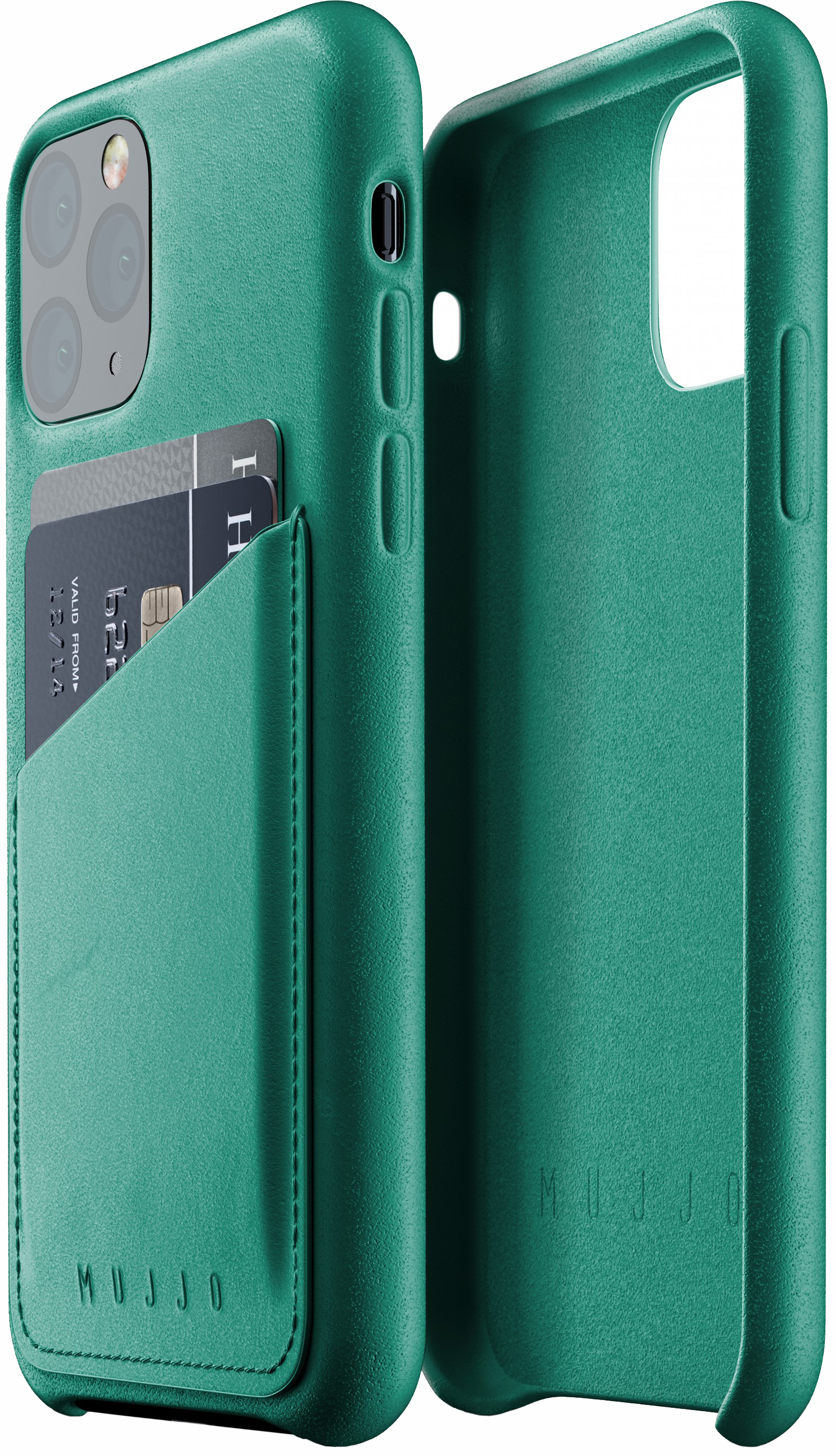 

Панель Mujjo Full Leather Wallet для Apple iPhone 11 Pro Alpine Green (MUJJO-CL-002-GR)