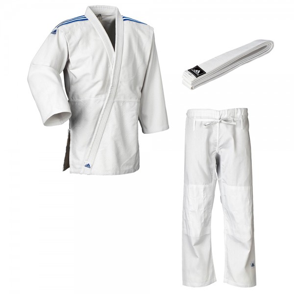 

Кимоно для Дзюдо детское Adidas Club J350E Белое с синим (150)