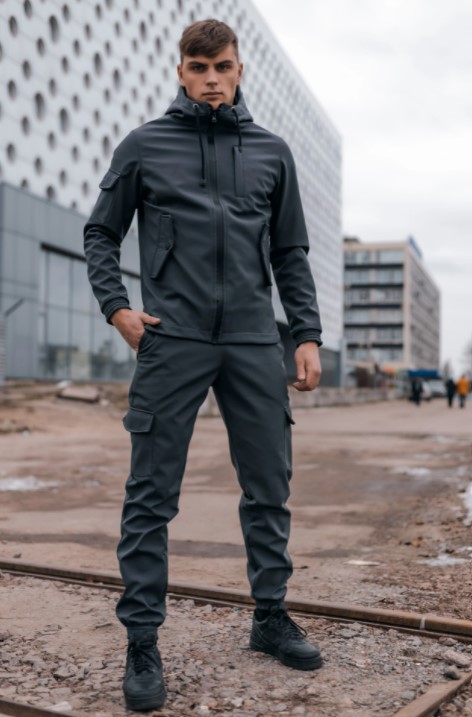 

Мужской костюм утепленный куртка и штаны Intruder Softshell 0017 L (48) Серый (IN - 0017/4 C)