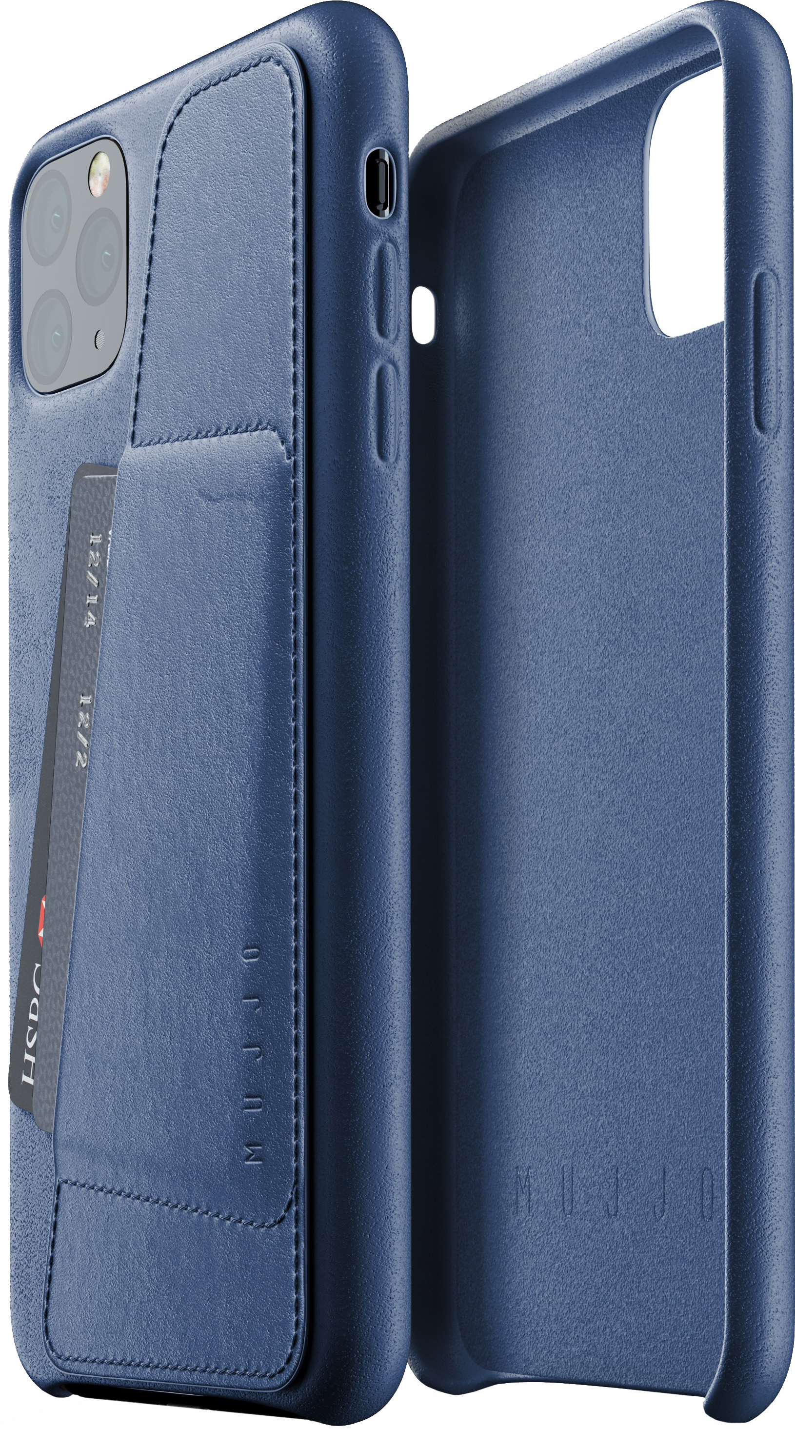 

Панель Mujjo Full Leather Wallet для Apple iPhone 11 Pro Max Monaco Blue (MUJJO-CL-004-BL)