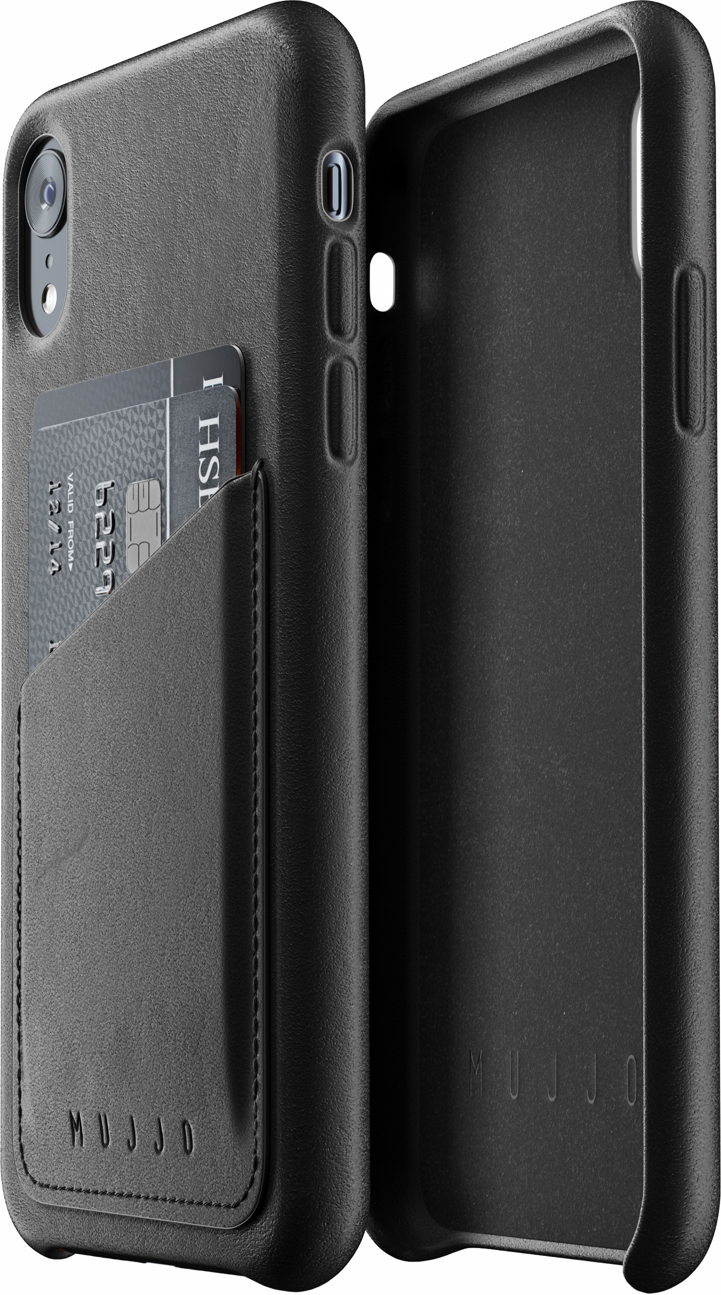 

Панель Mujjo Full Leather Wallet для Apple iPhone Xr Black (MUJJO-CS-104-BK)
