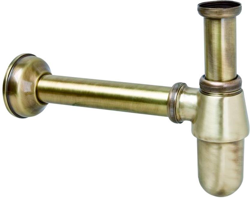 

Сифон латунный для раковины McALPINE колбовый без слива 1 1/4x32 бронза (5906485640913)