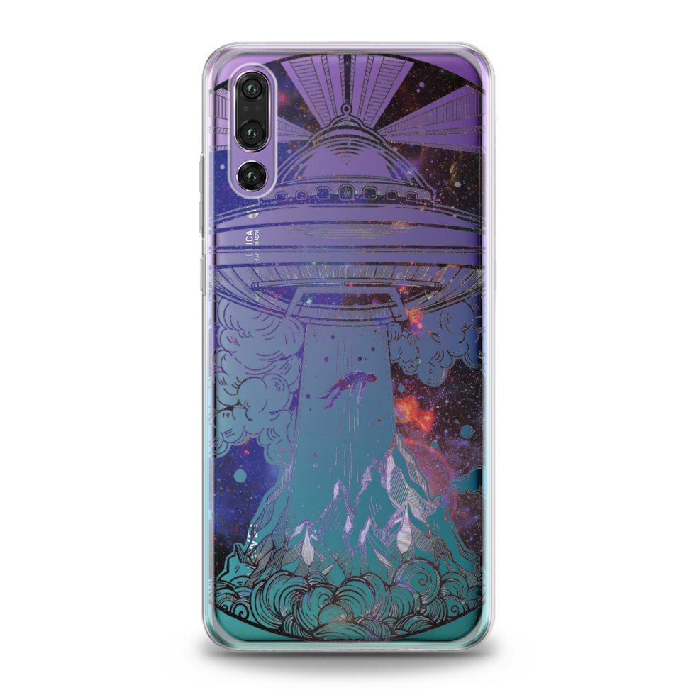 Чехол силиконовый для Huawei (Космический корабль) Y5 Prime (2018 ...