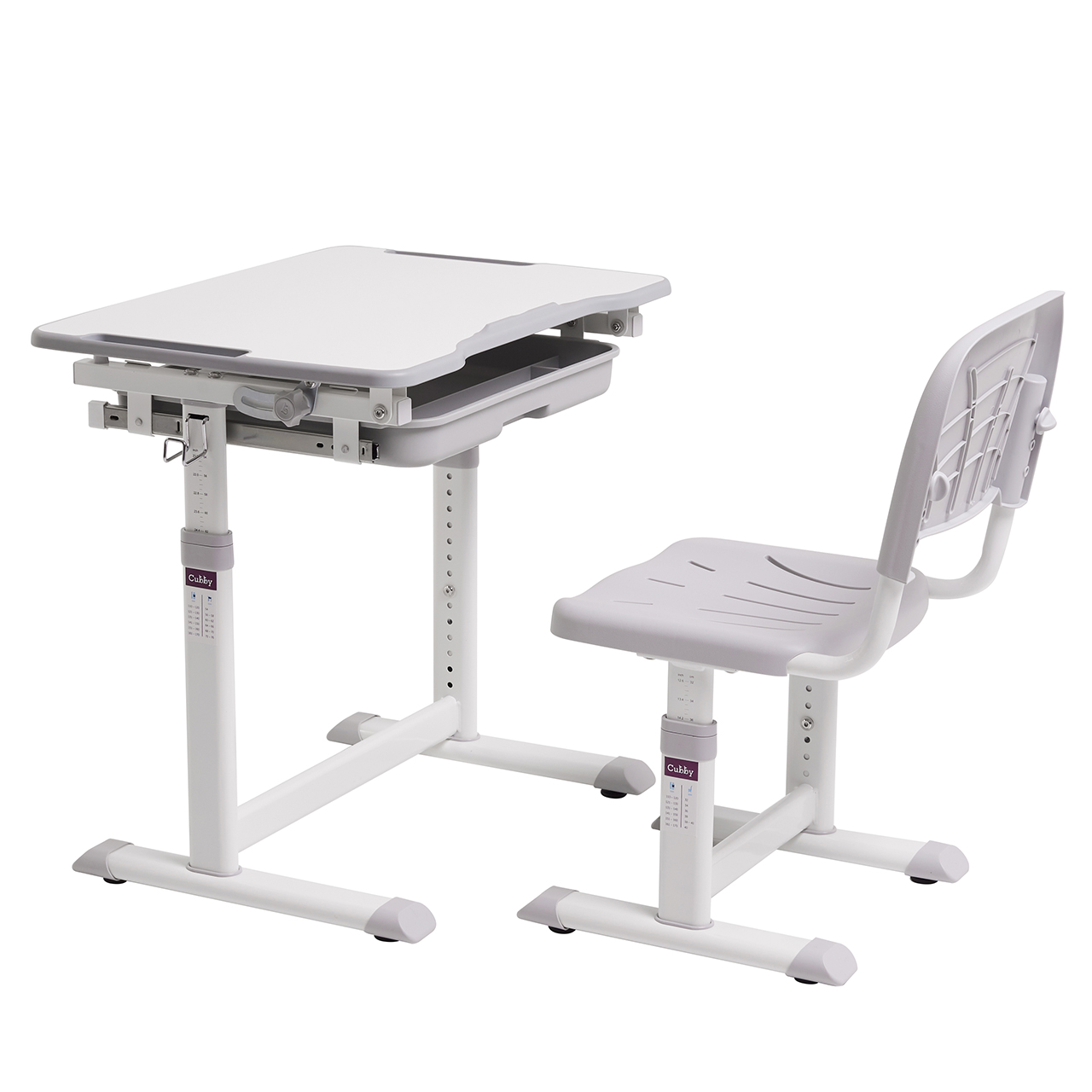 

Растущая детская парта со стульчиком Cubby Sorpresa Grey