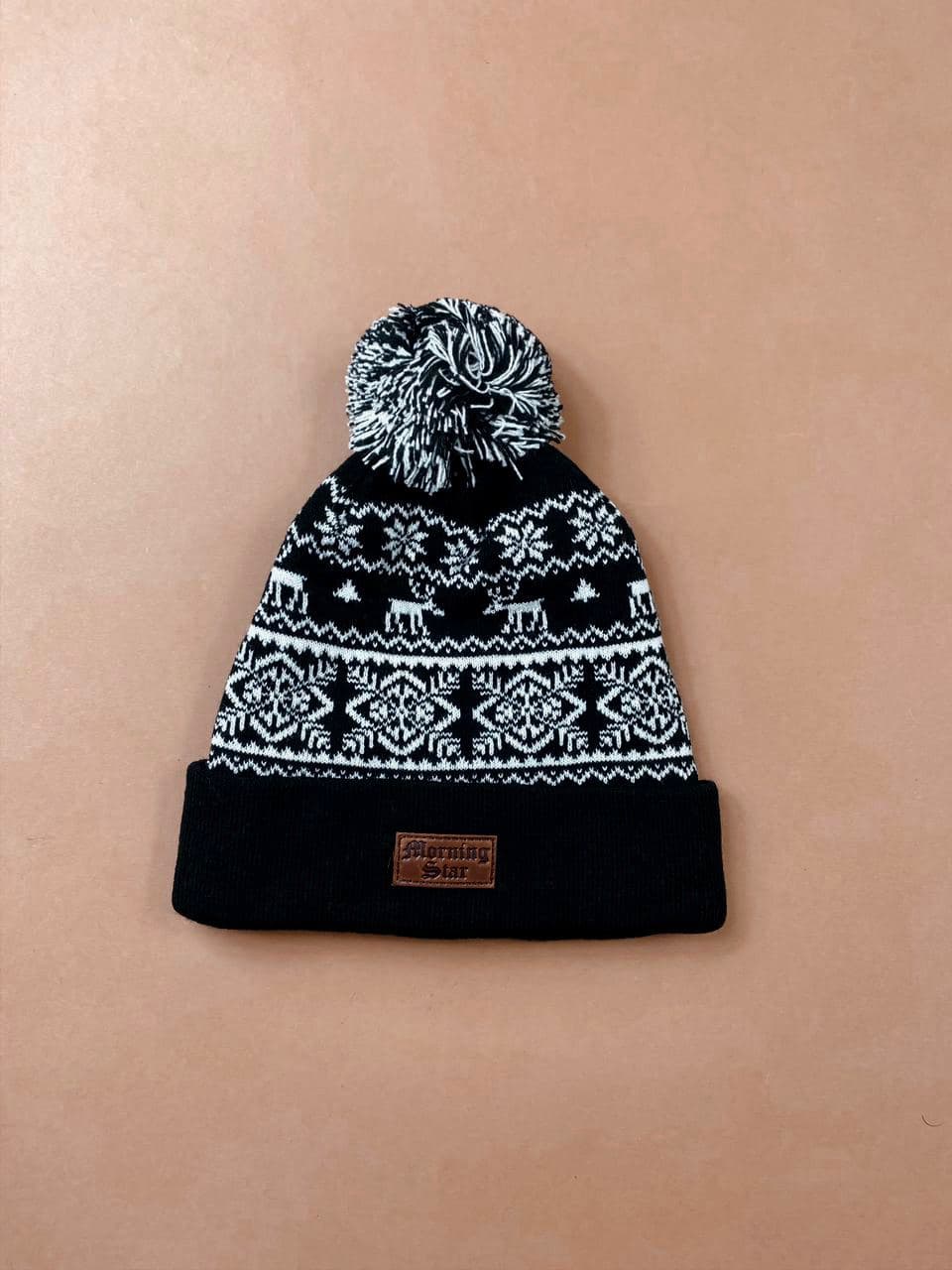 

Шапка Morning Star Ms Black Deer  Чорно-білий MS10329, Шапка Morning Star Ms Black Deer One Size Чорно-білий MS10329