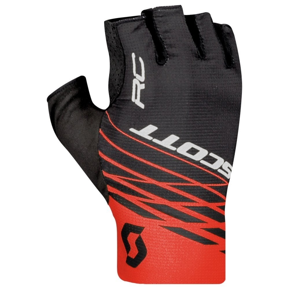 

Велоперчатки Scott RC PRO SF (2019) летние унисекс black/fiery red S
